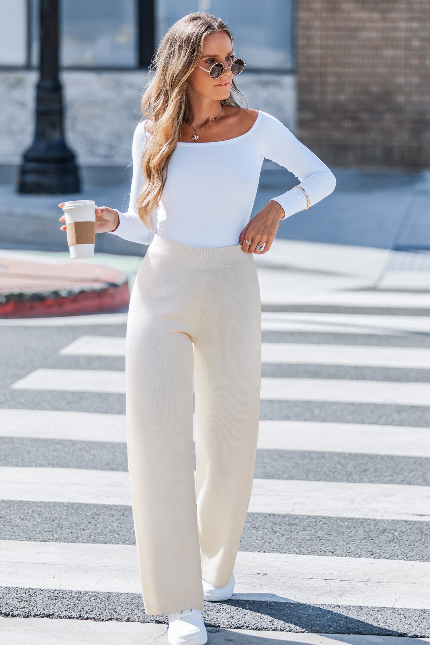 Hushed Tones Cream Pants