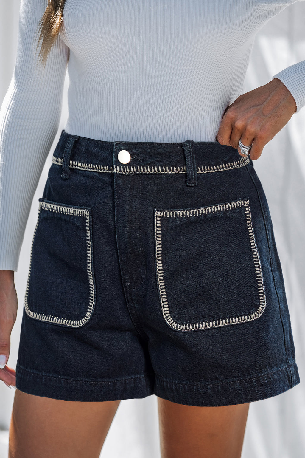 On the Daily Blue Shorts