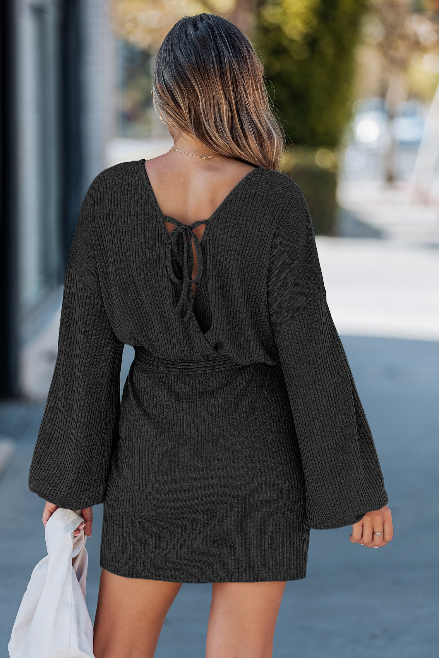 Eat Your Heart Out Black Mini Dress