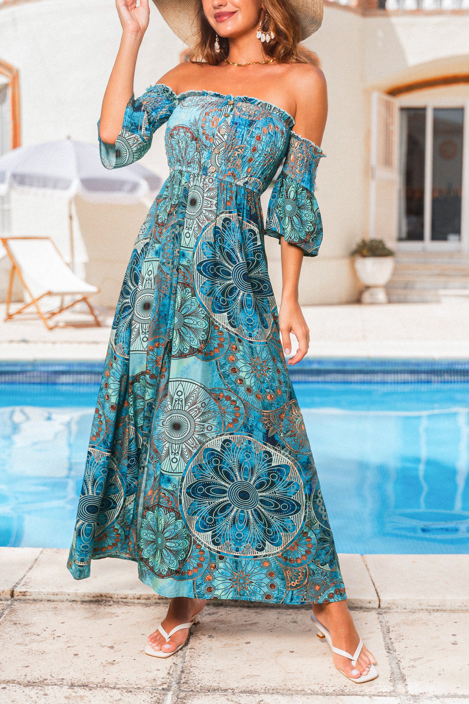 Nomadic Heart Boho Maxi Dress