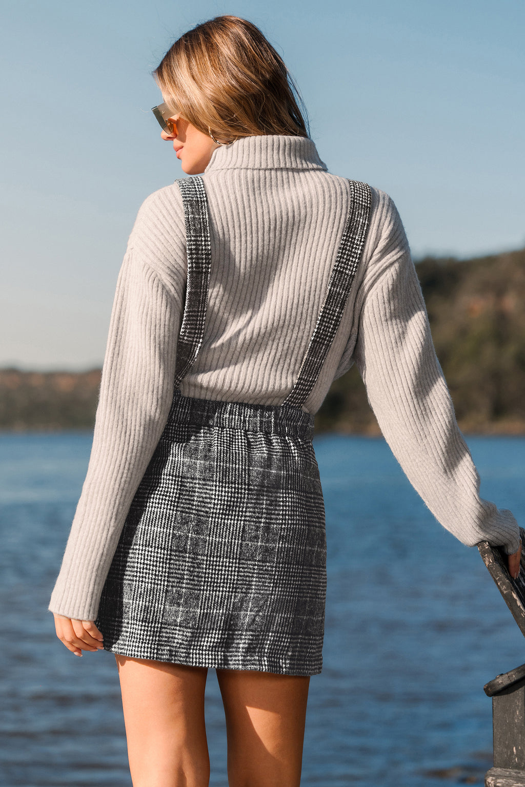 Room to Bloom Plaid Mini Skirt