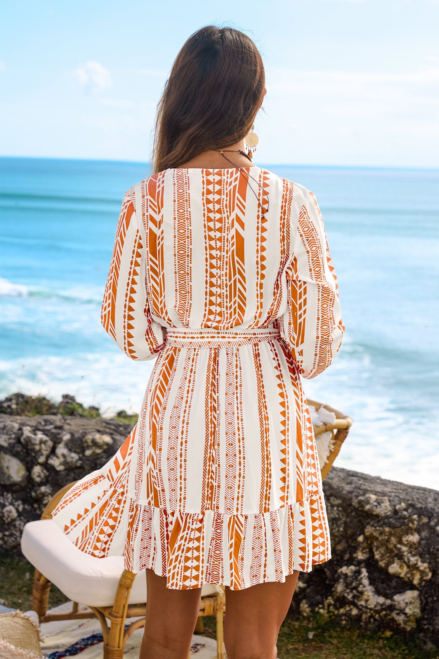 Flip the Script Geo Mini Dress