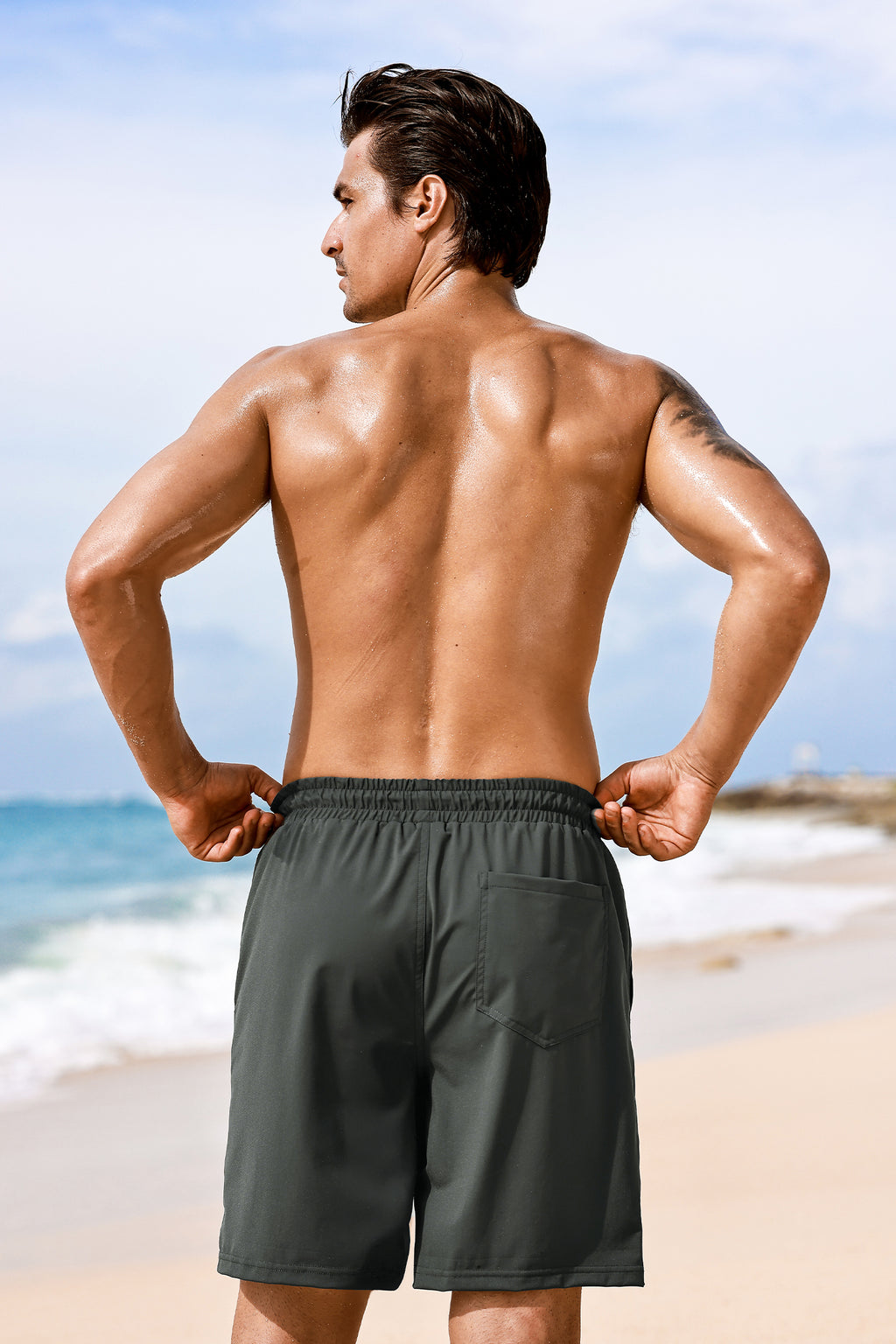 Stone Ridge Gray Board Shorts