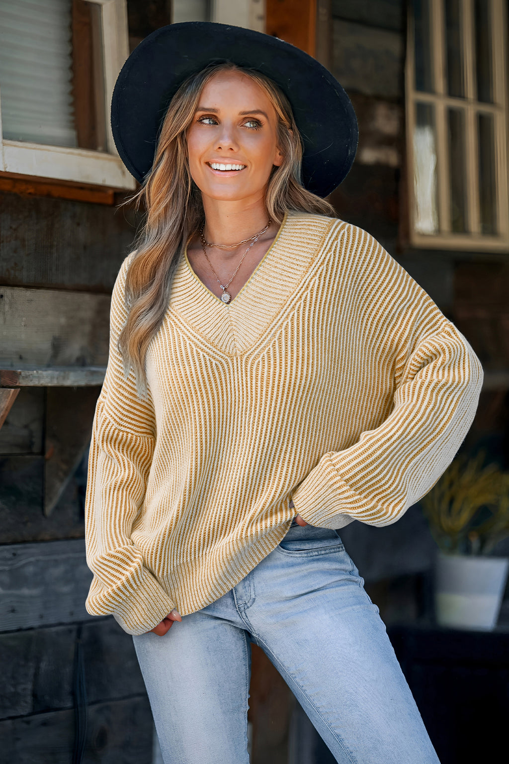 By Your Side Yellow Sweater