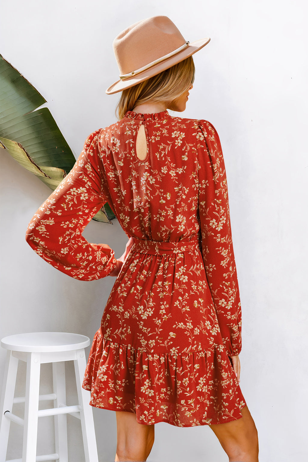 In Bloom Again Floral Mini Dress