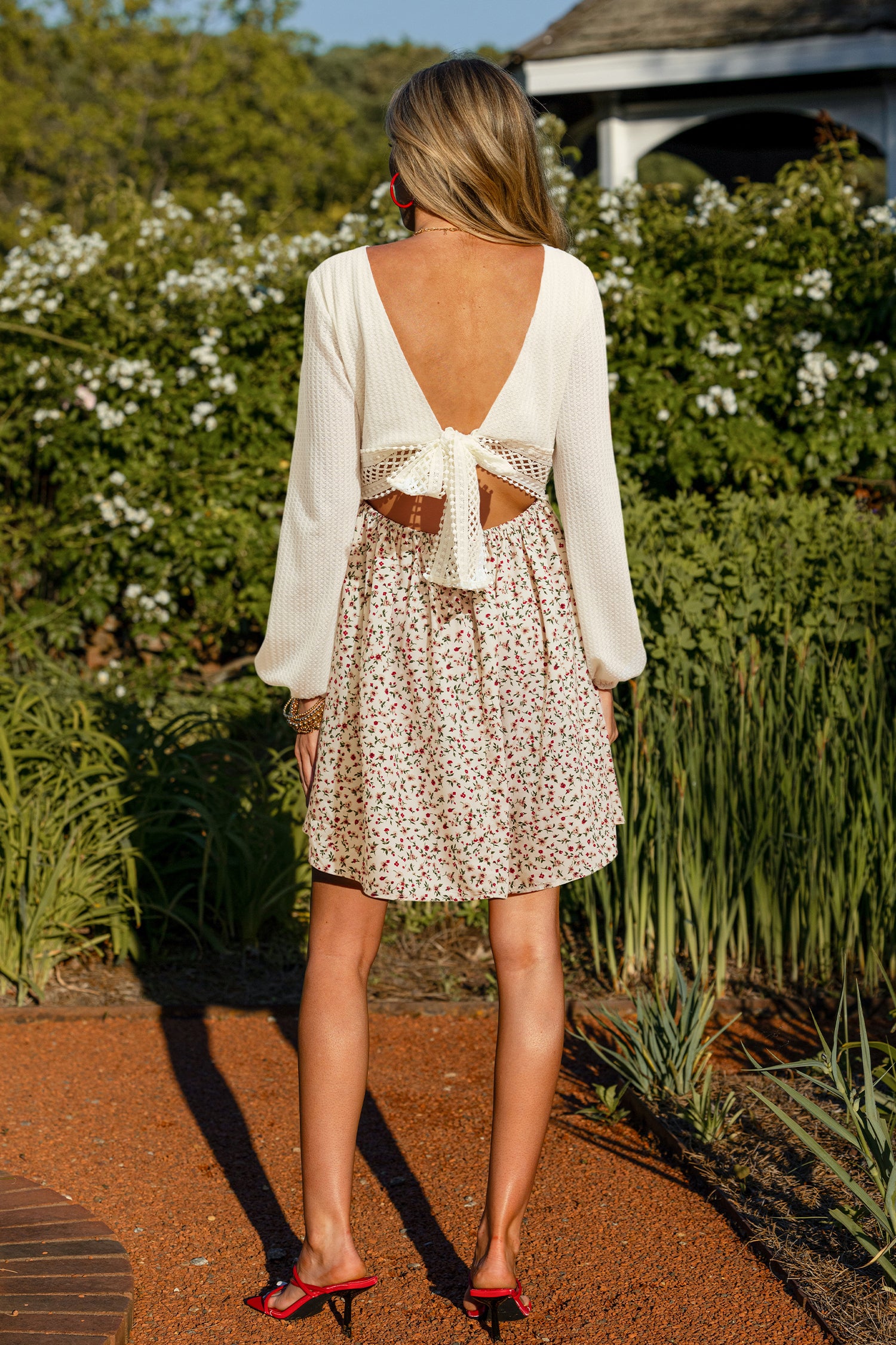 Can’t Help Blushing Floral Mini Dress