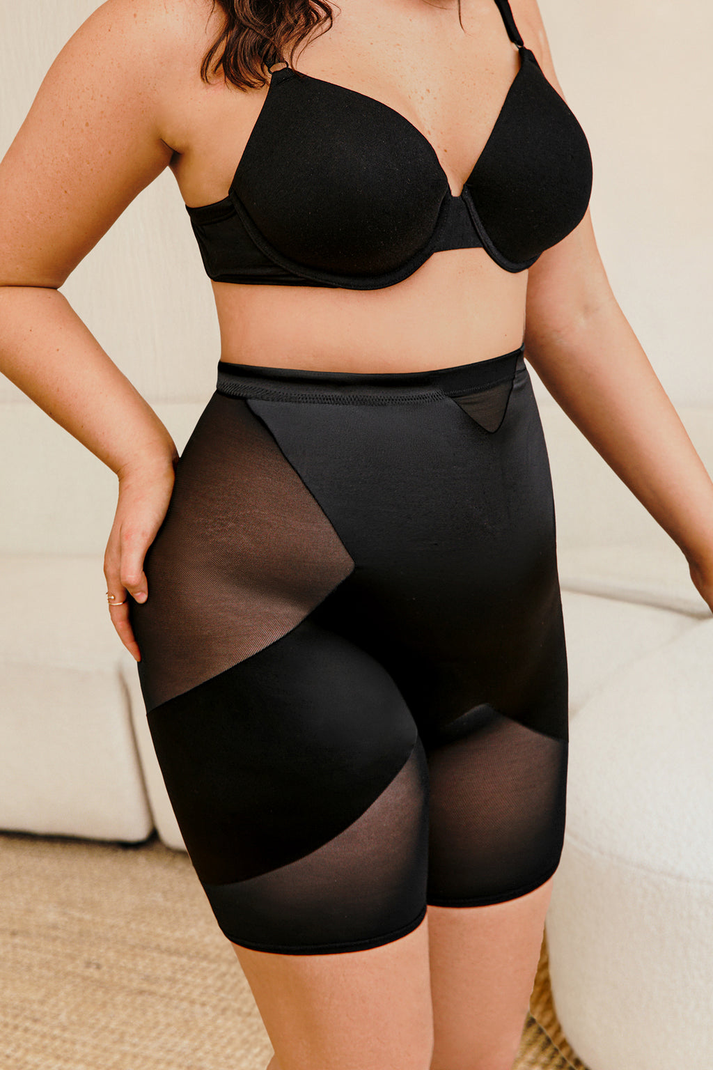 Smooth Hold Black Shapewear Bottoms
