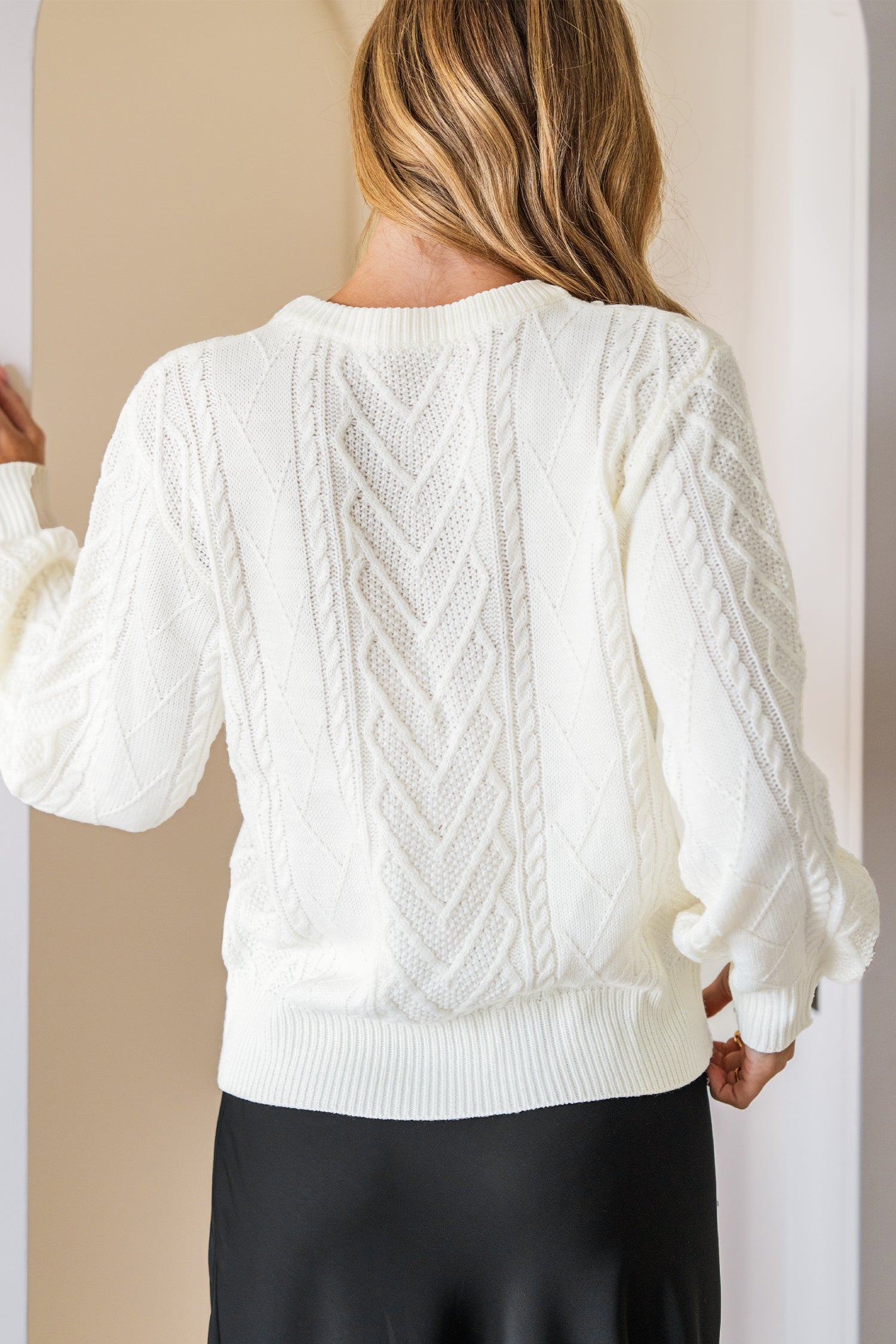 Heart Full Beige Sweater