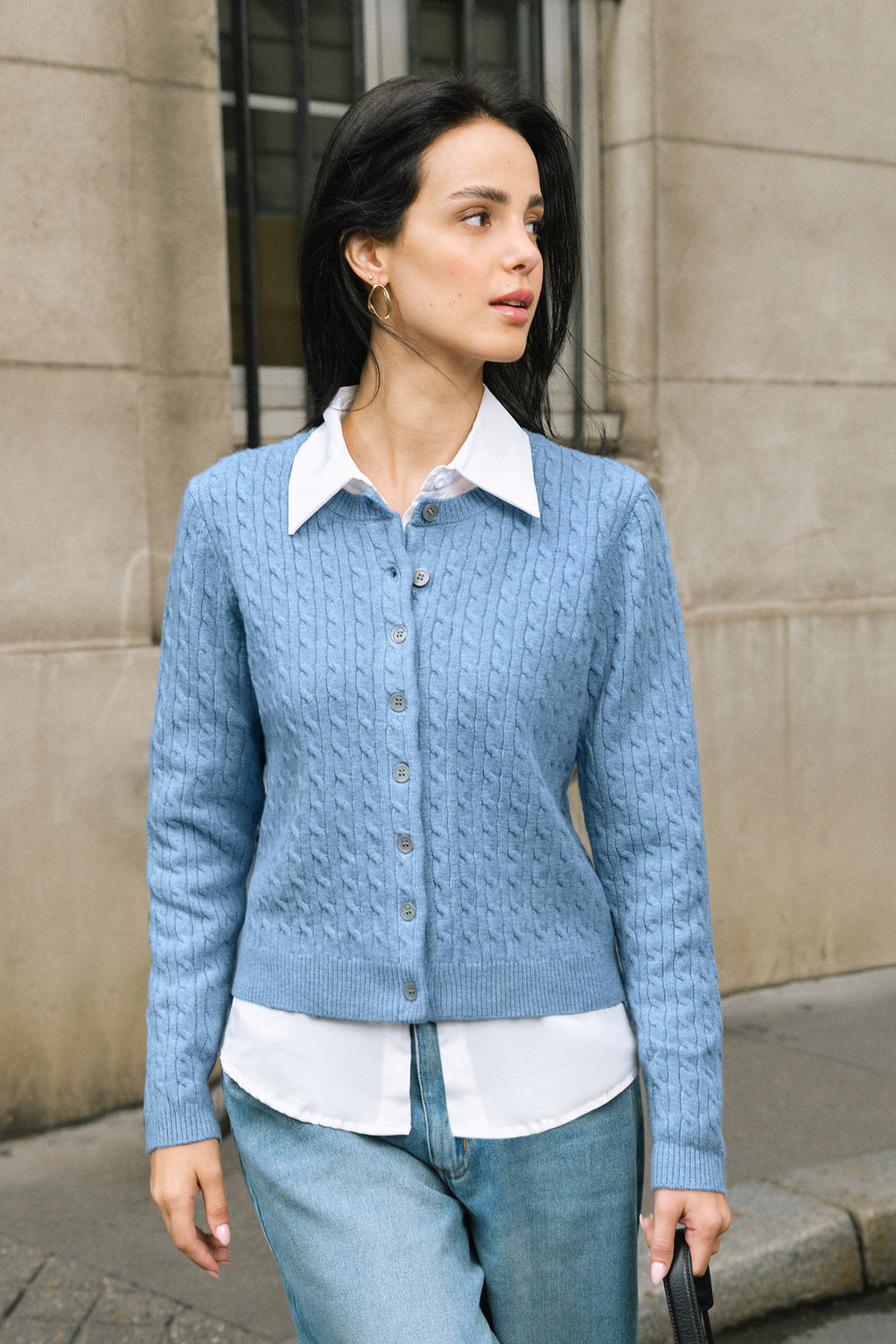 You Know Me Blue Cardigan