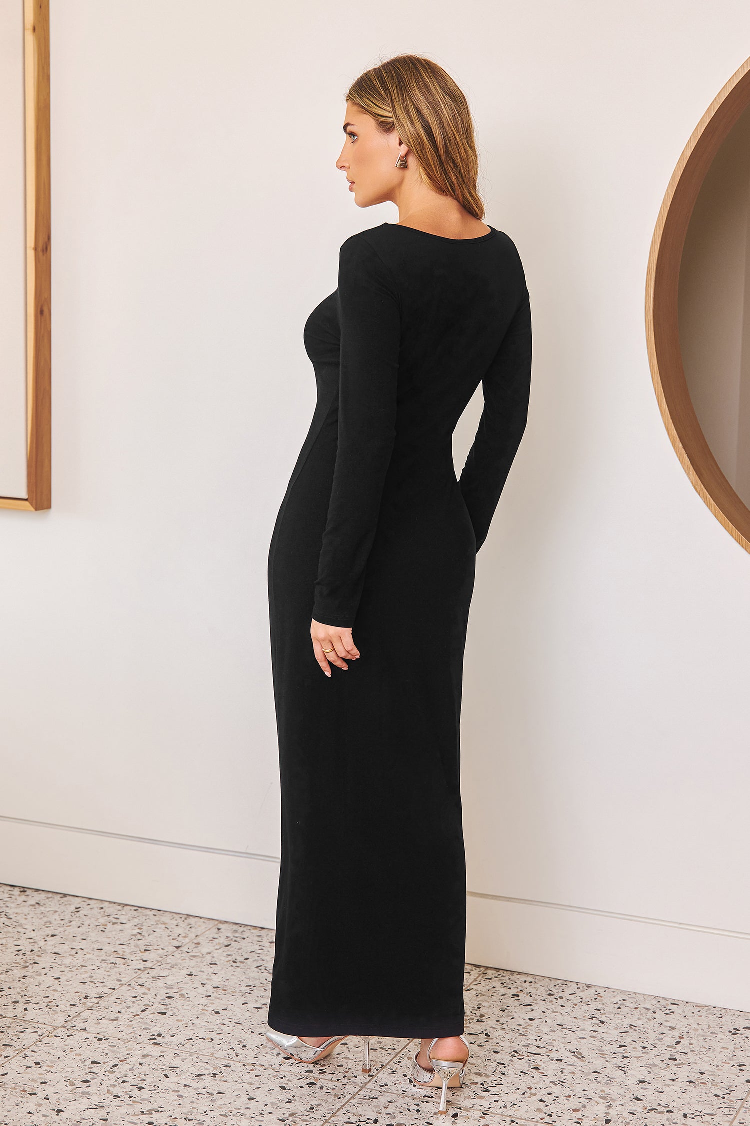 Look Again Black Maxi Dress