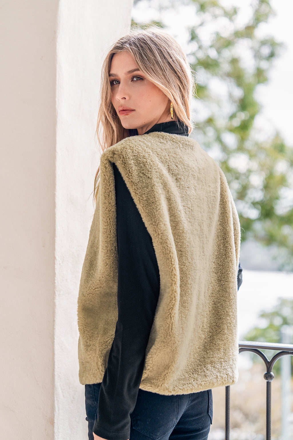Luxe Layers Green Vest