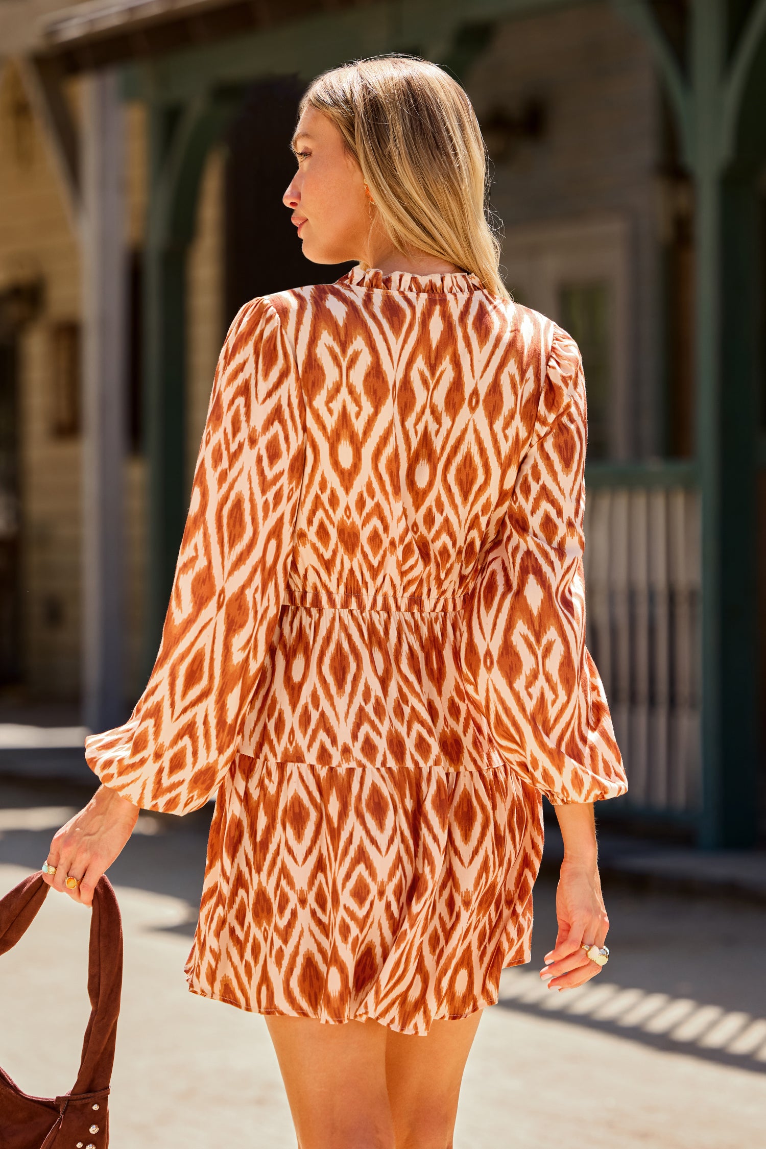 Cider Season Geo Mini Dress