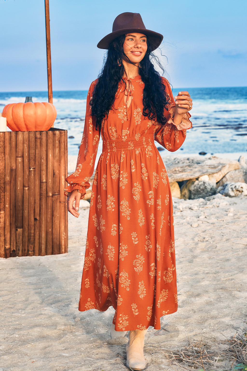 Prairie Dreams Floral Maxi Dress