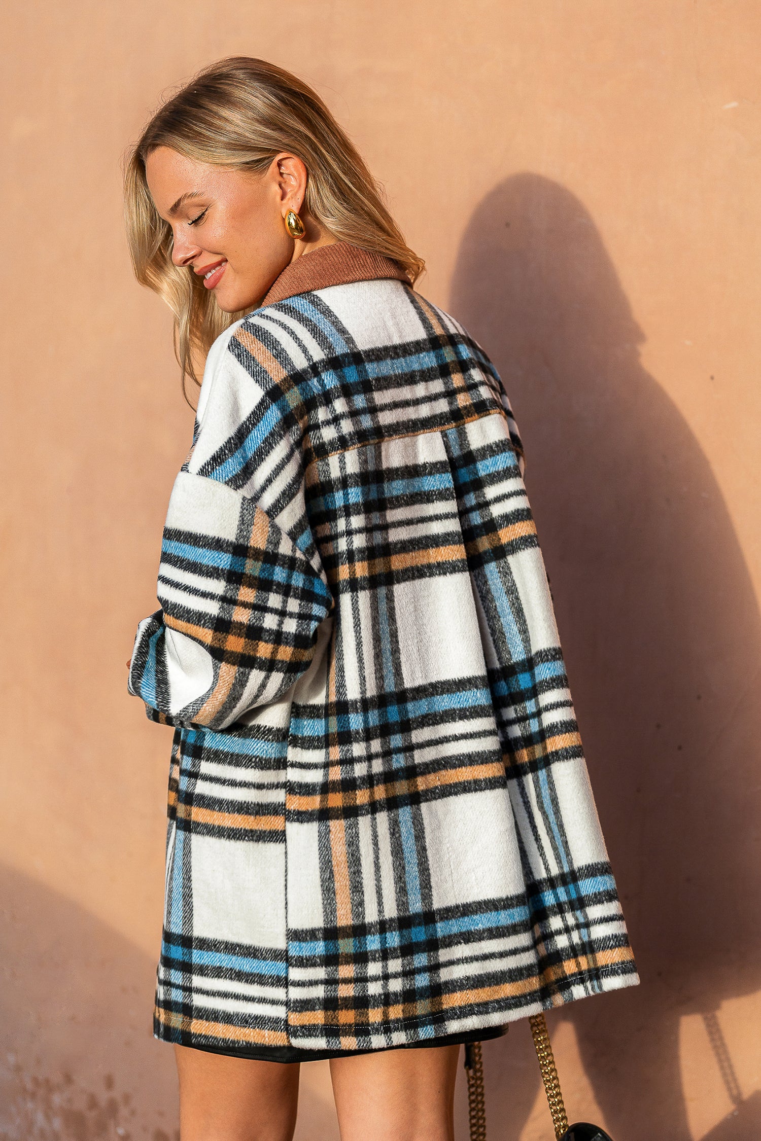 Corner Café Plaid Jacket