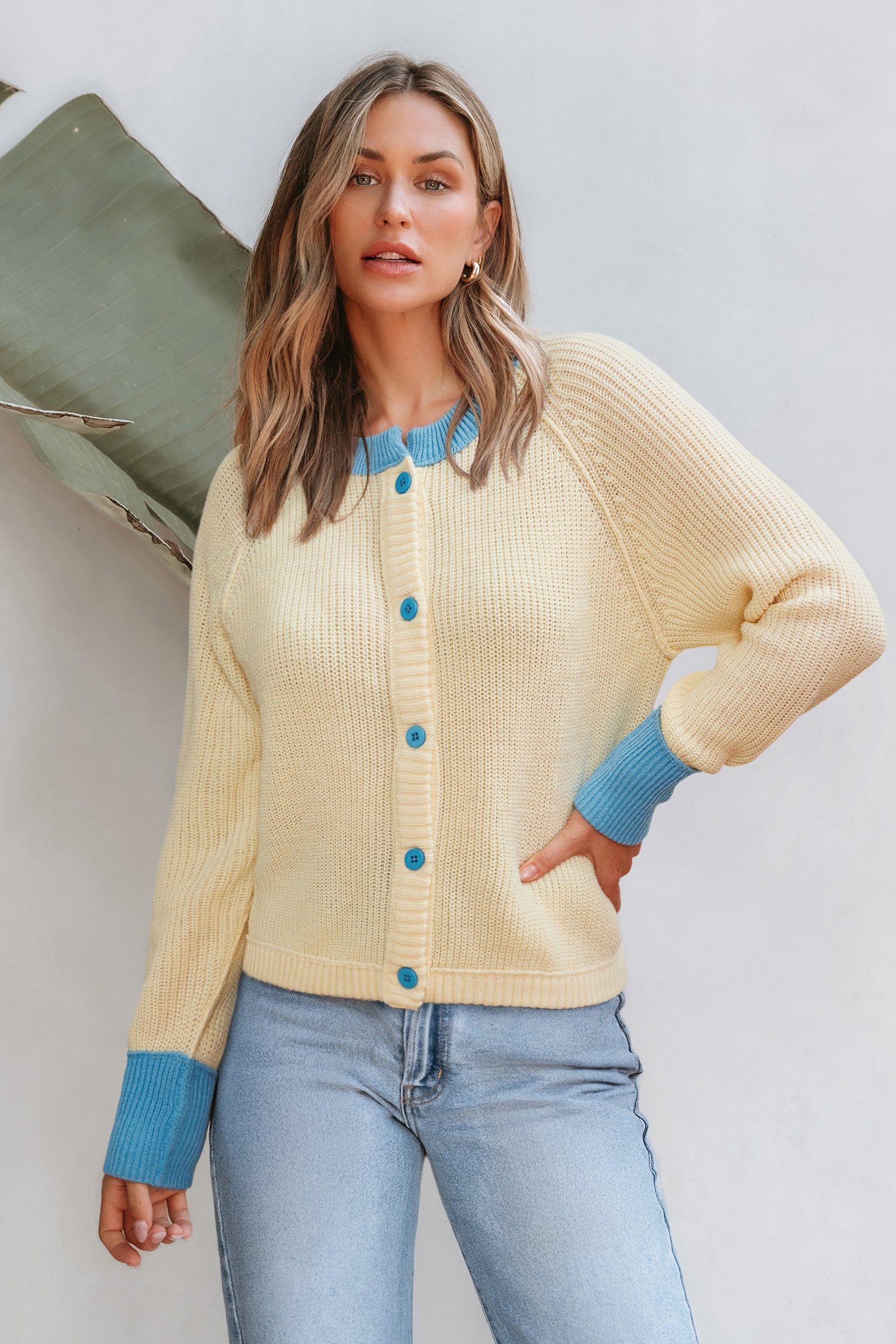 Split Decision Colorblock Cardigan