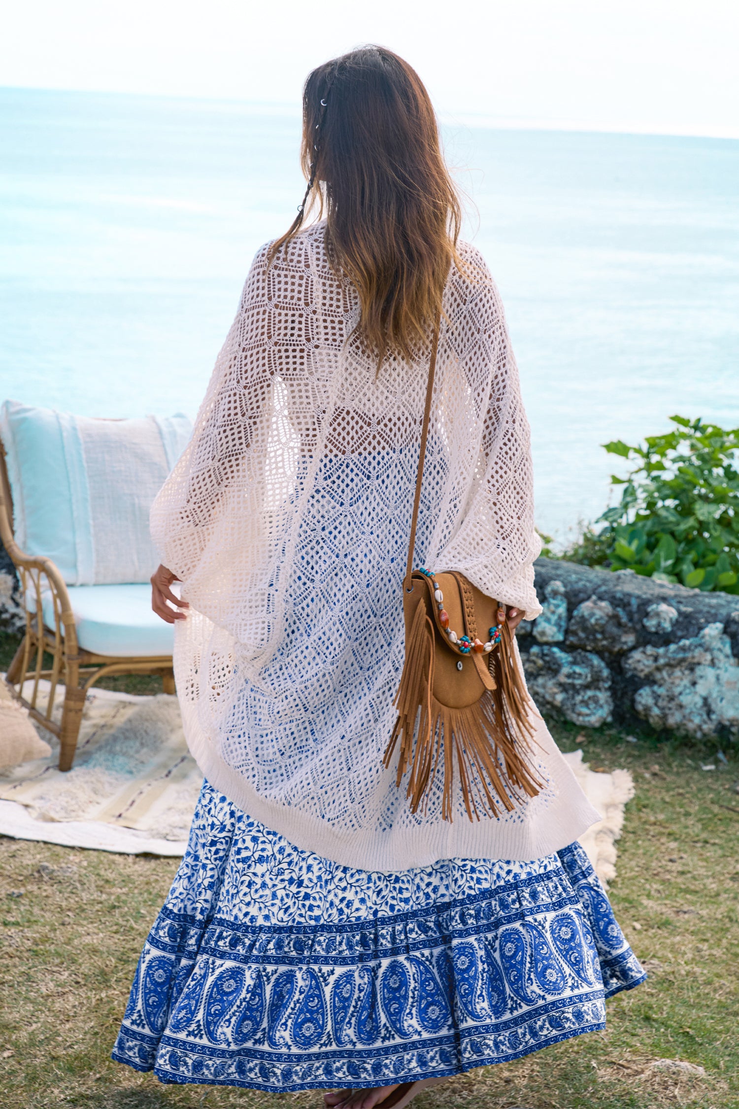 Wander Often Floral Maxi Skirt