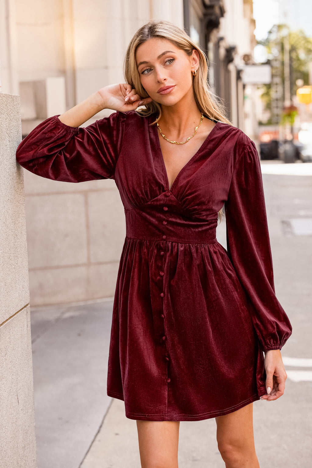 Second Date Red Mini Dress
