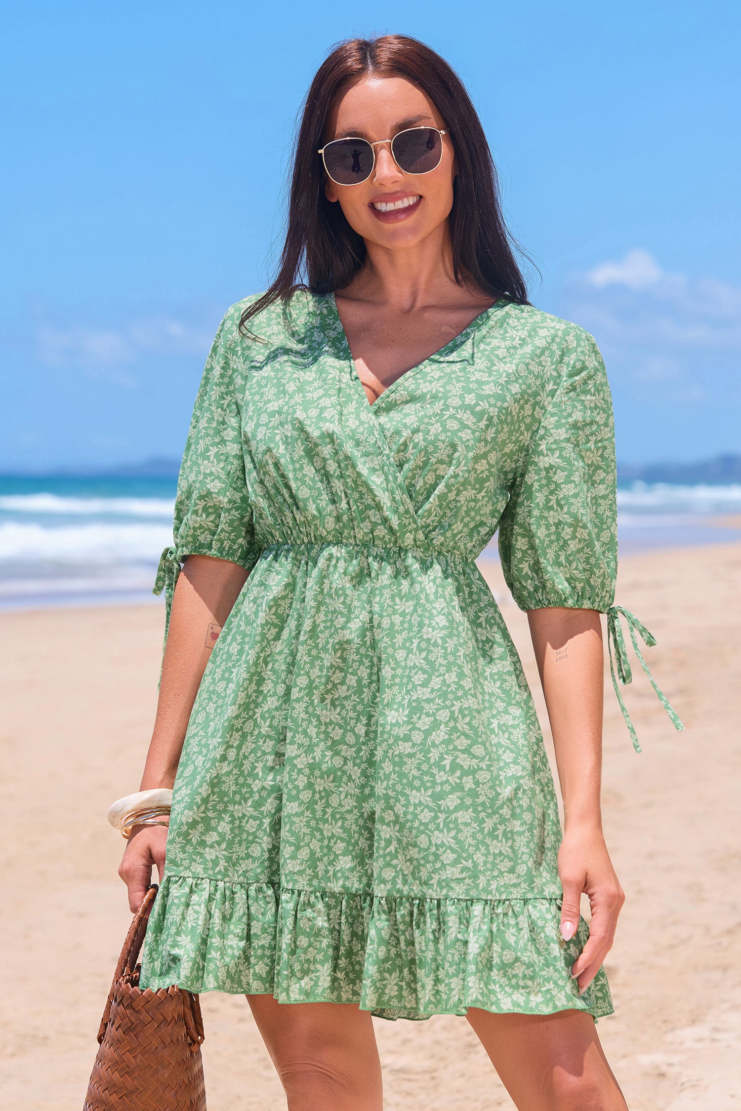 Wild Thyme Floral Mini Dress