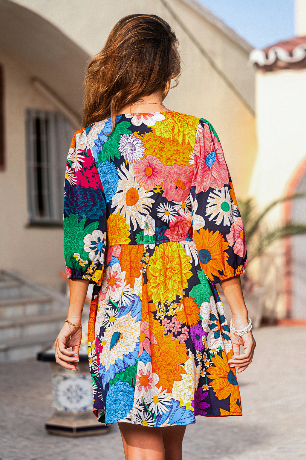 Make It Happen Floral Mini Dress