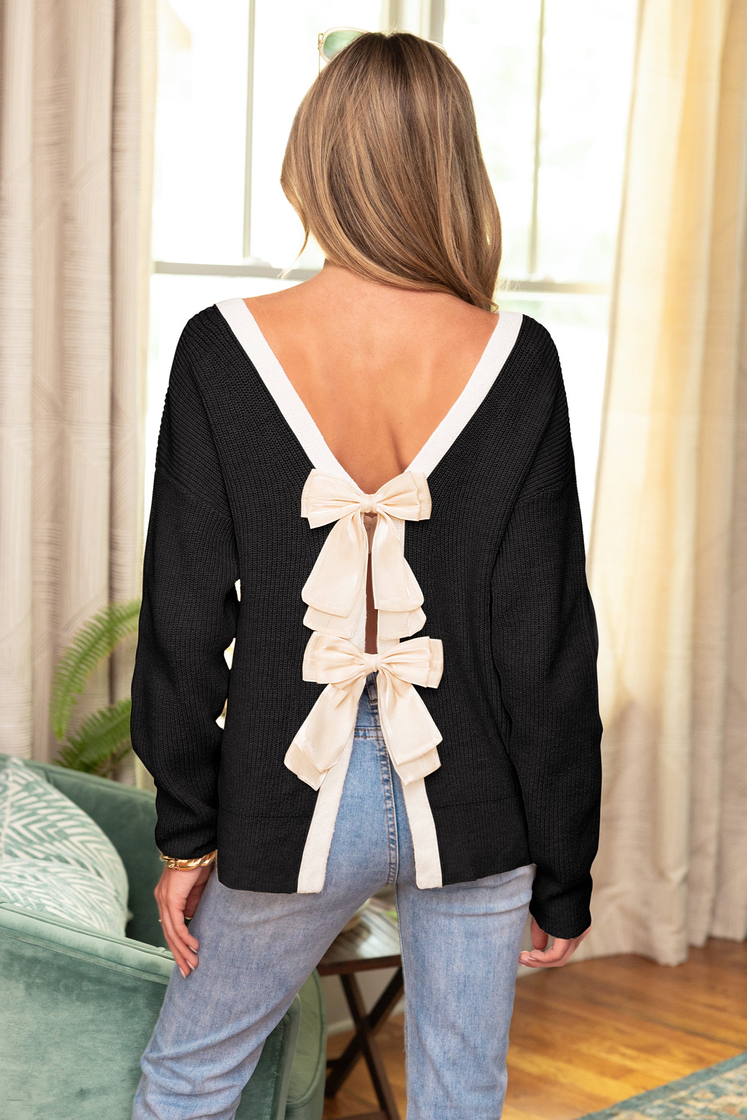 Warm Regards Black Sweater
