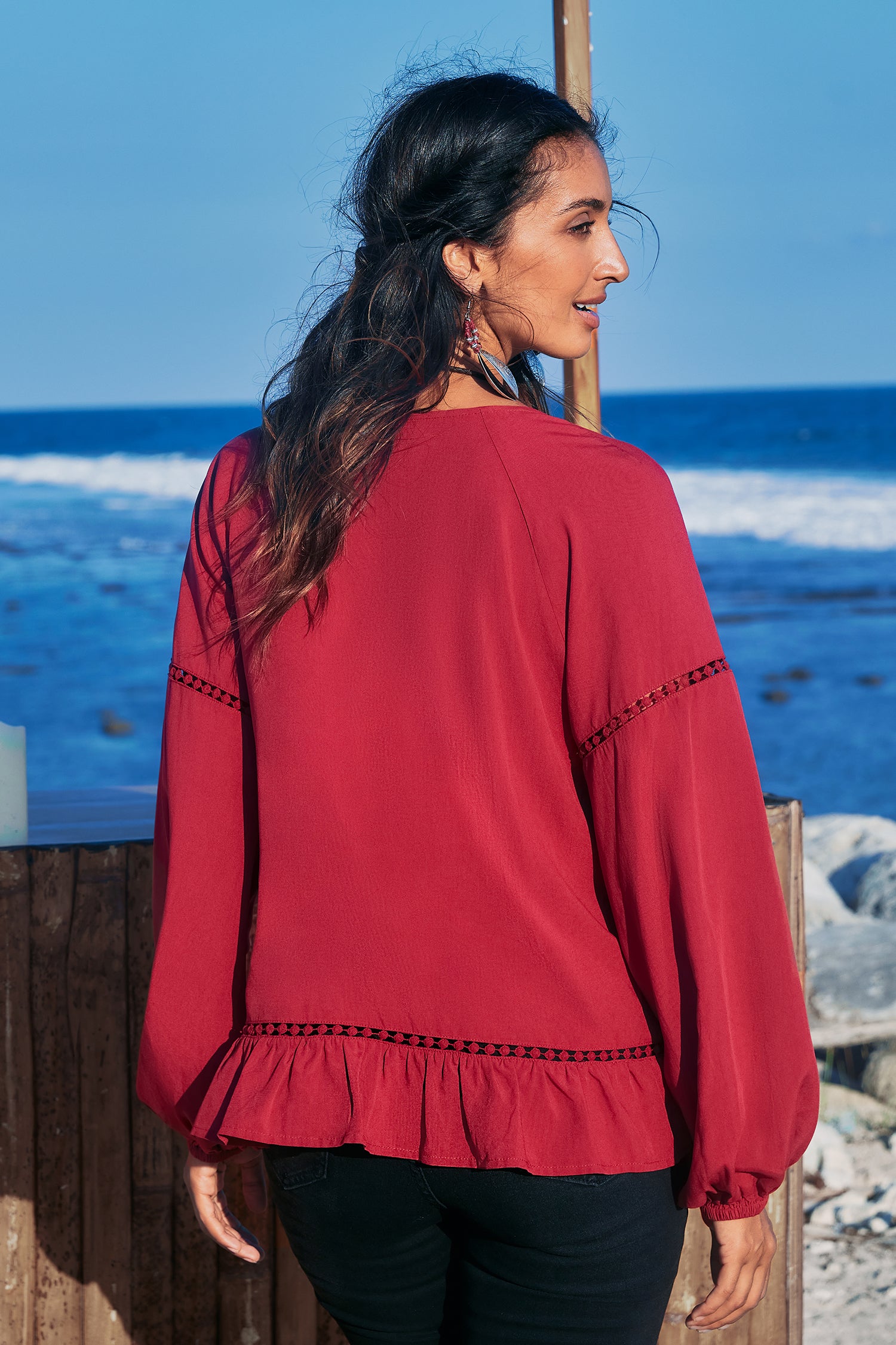 Fall Berry Red Top
