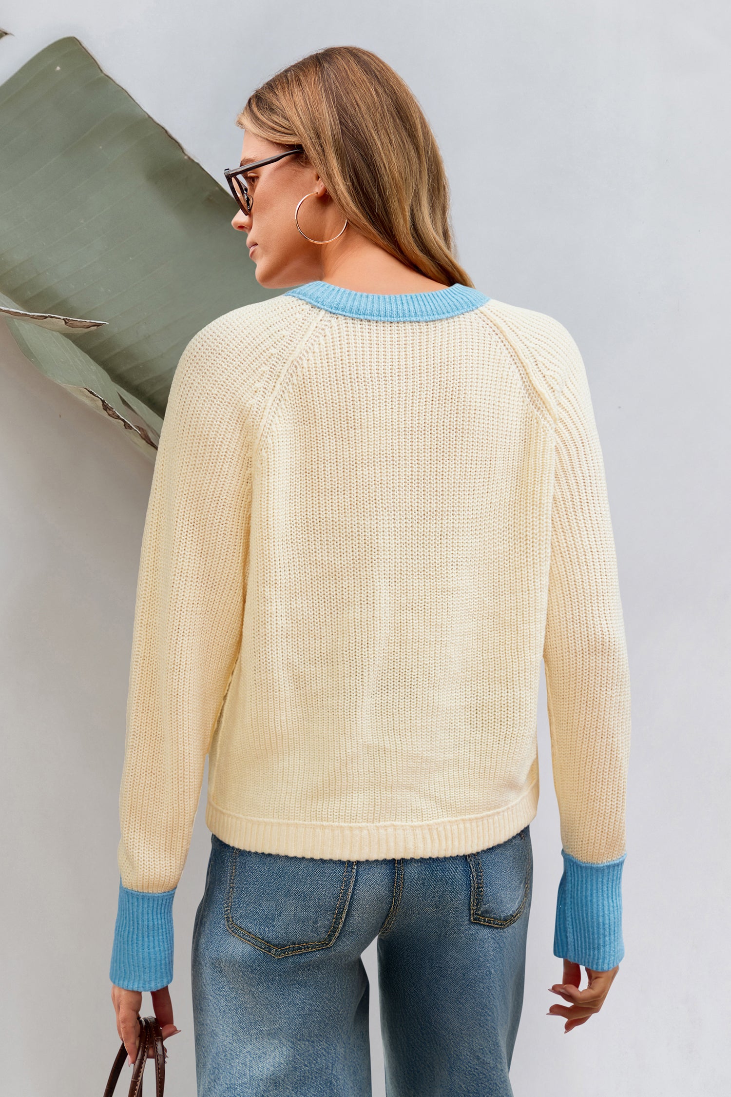 Split Decision Colorblock Cardigan