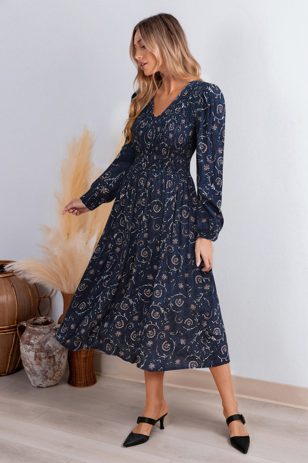 Flutter Bloom Floral Maxi Dress