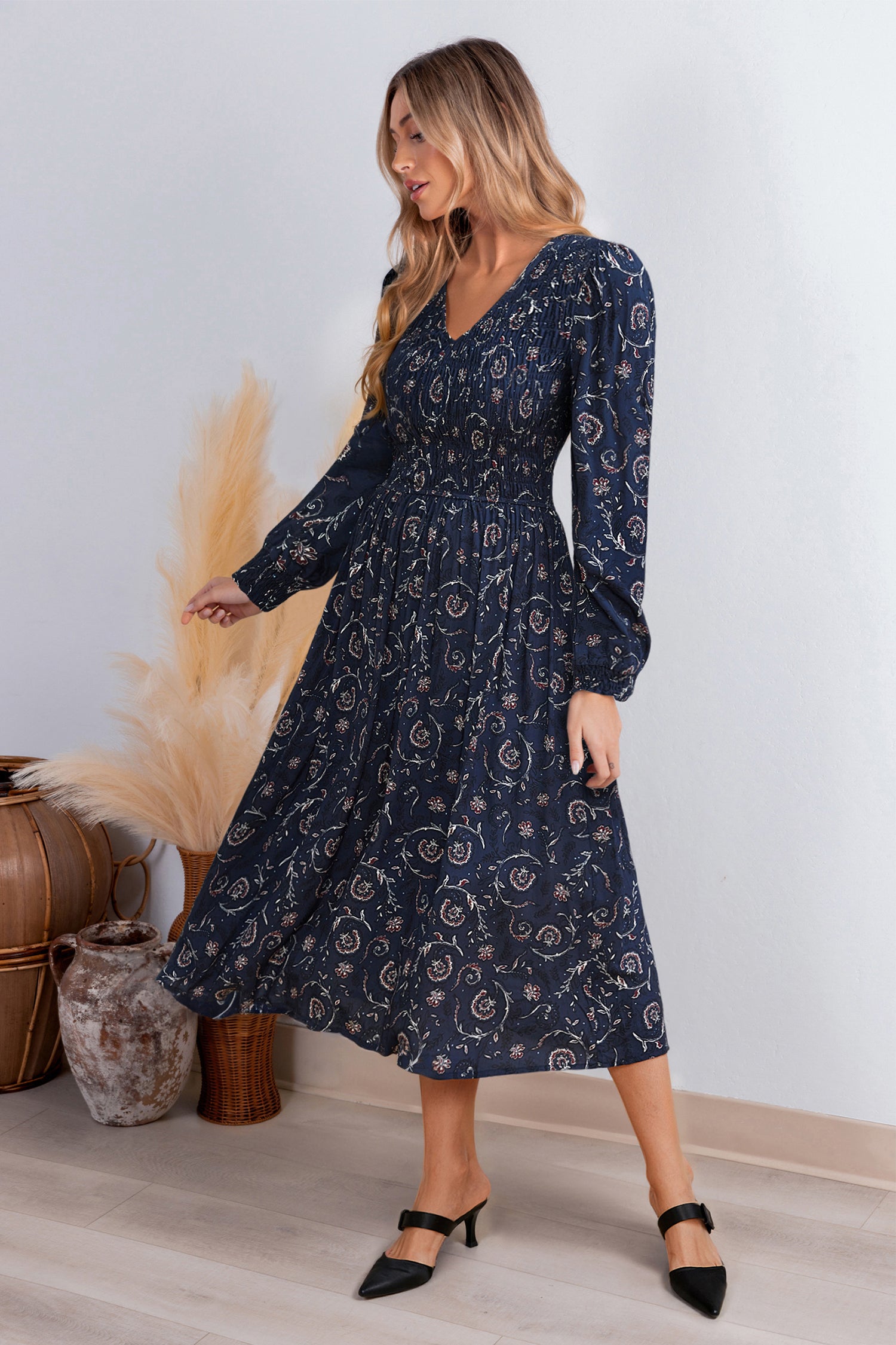 Flutter Bloom Floral Maxi Dress