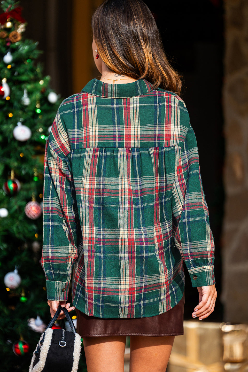 Campfire Vibes Plaid Shirt
