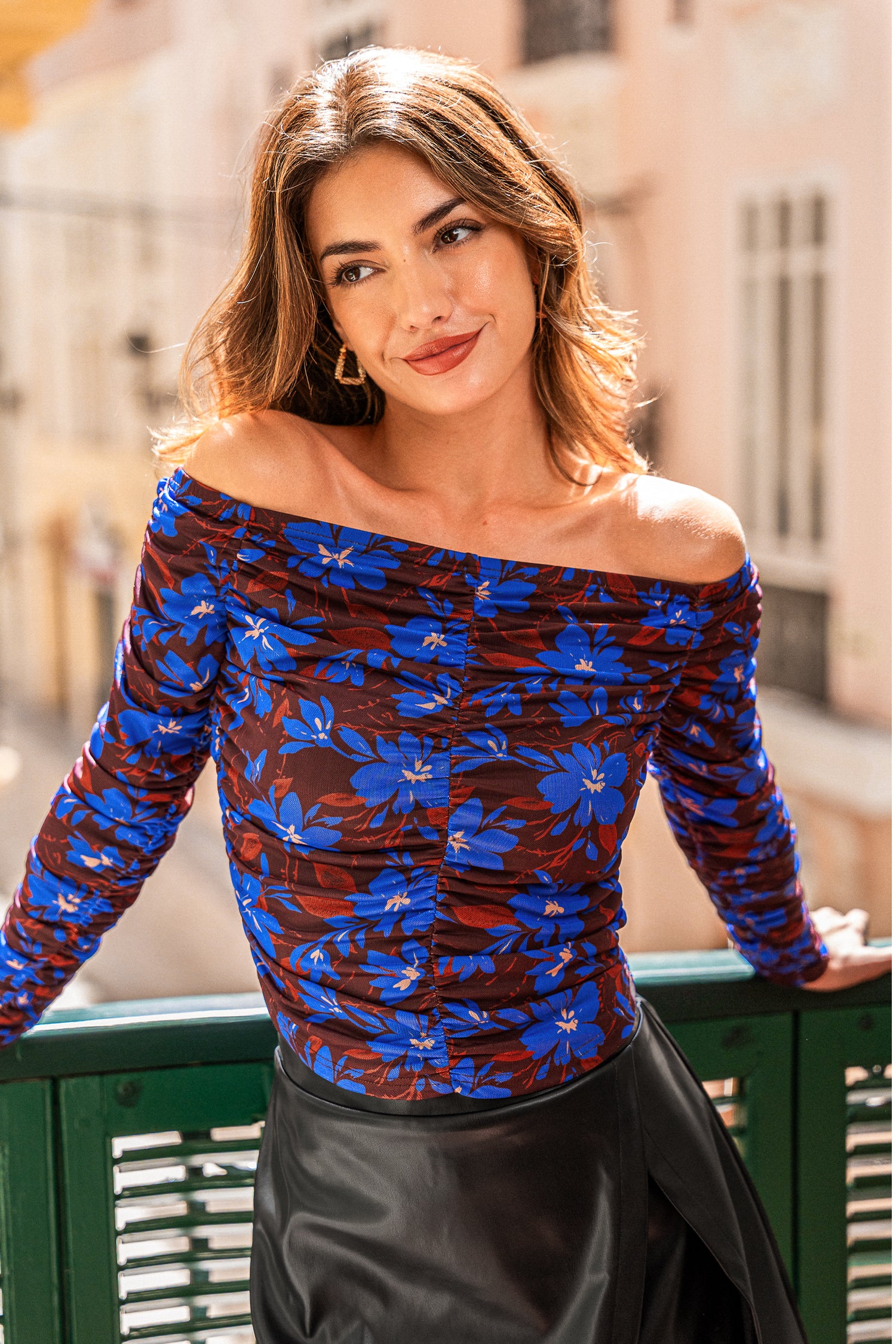 Call the Shots Floral Top