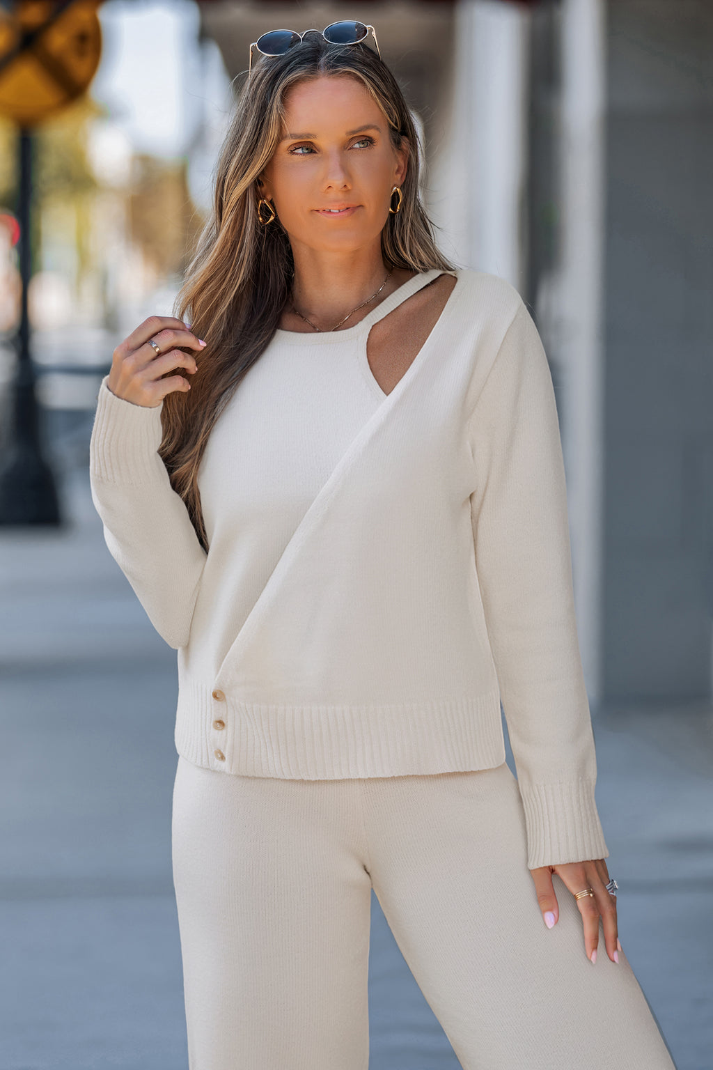 In the Know Cream Sweater