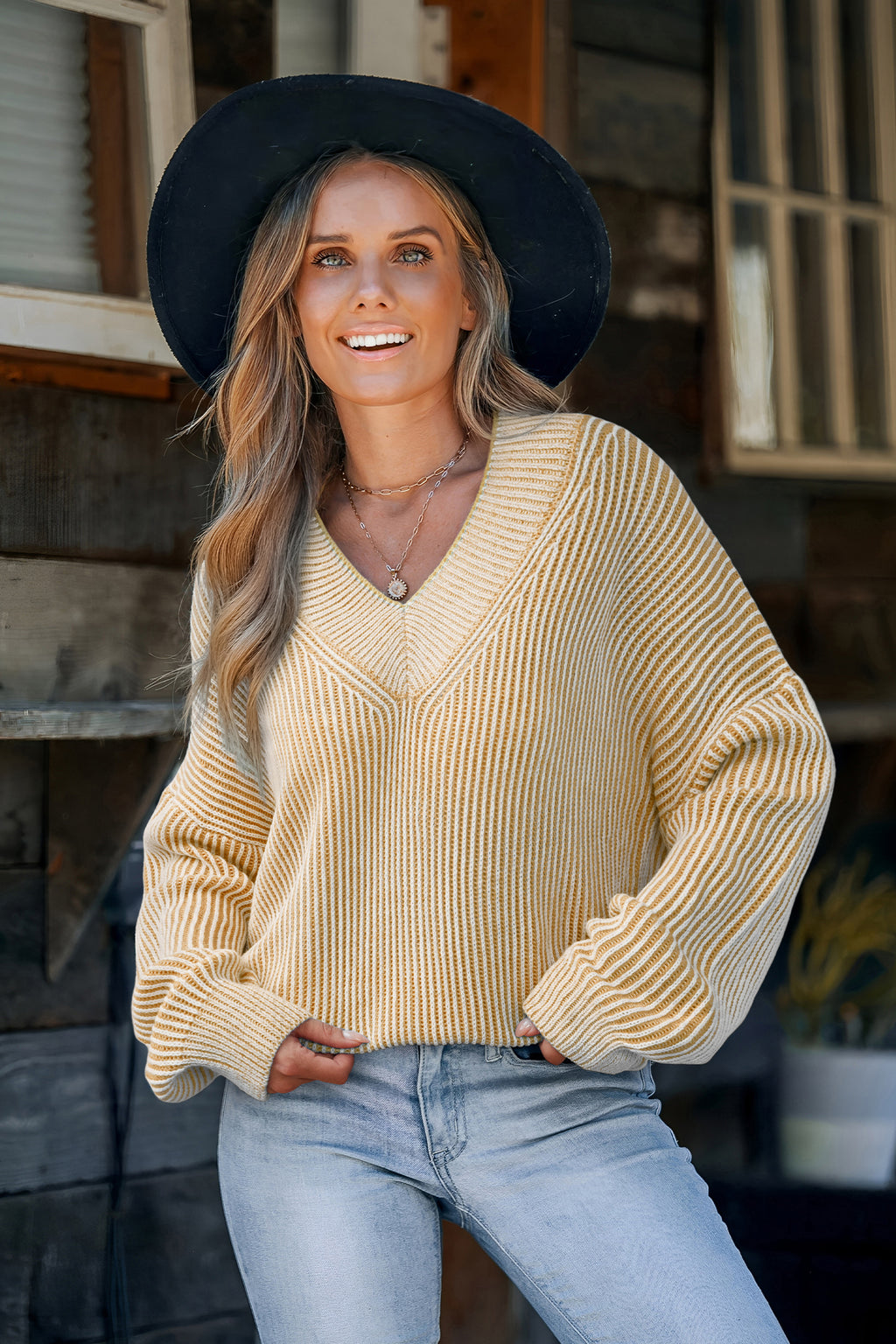 By Your Side Yellow Sweater