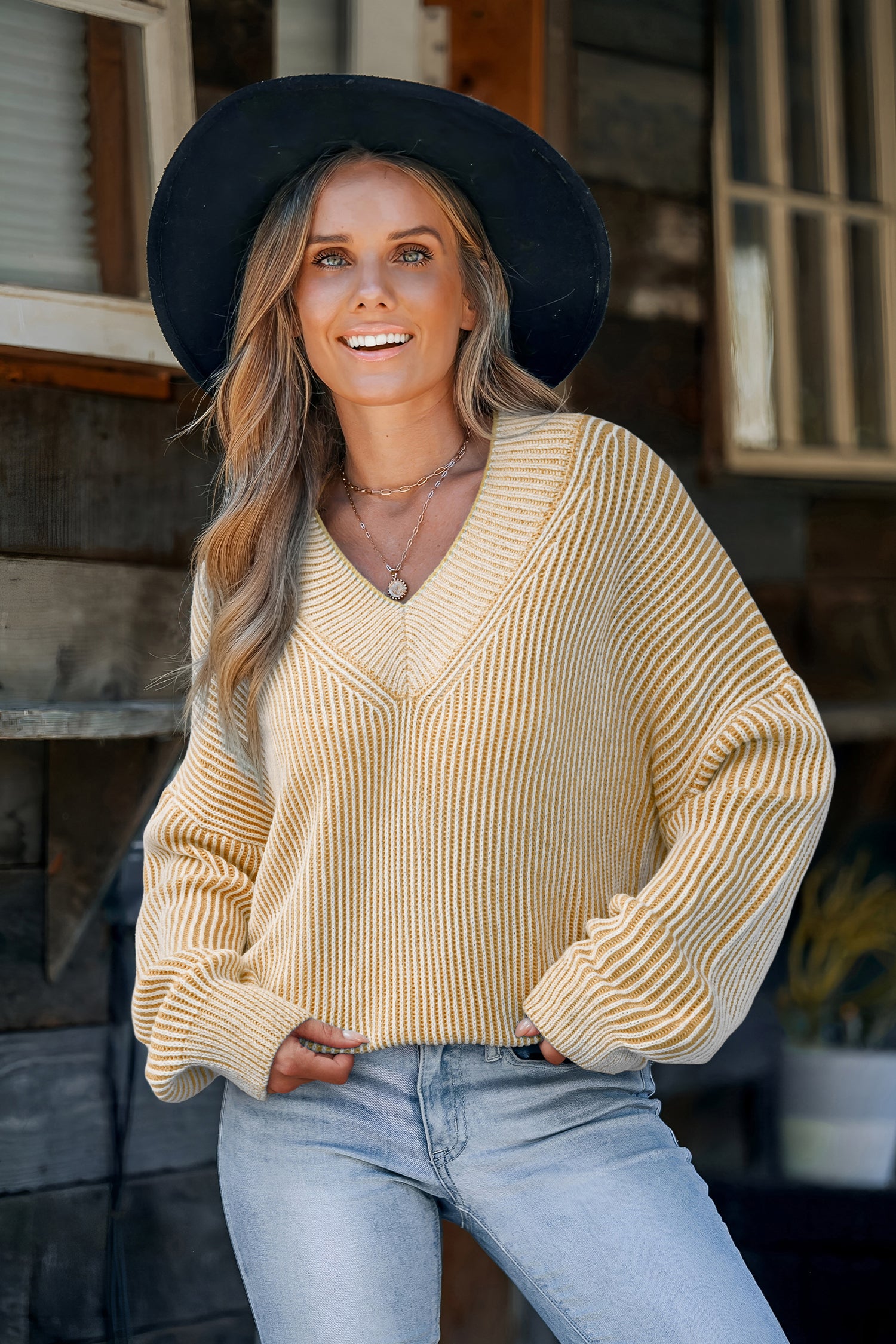 By Your Side Yellow Sweater