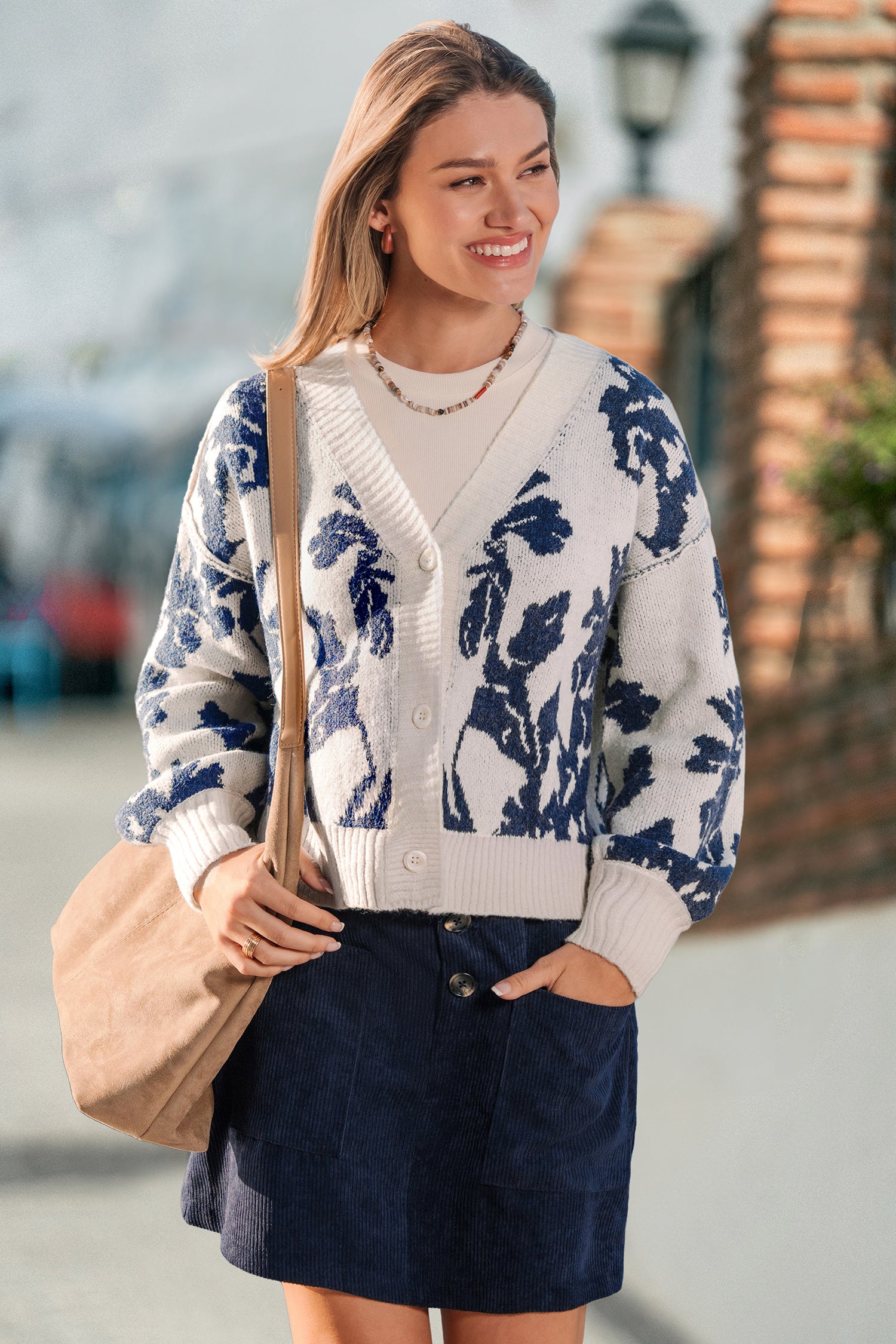 Tea & Petals Floral Cardigan