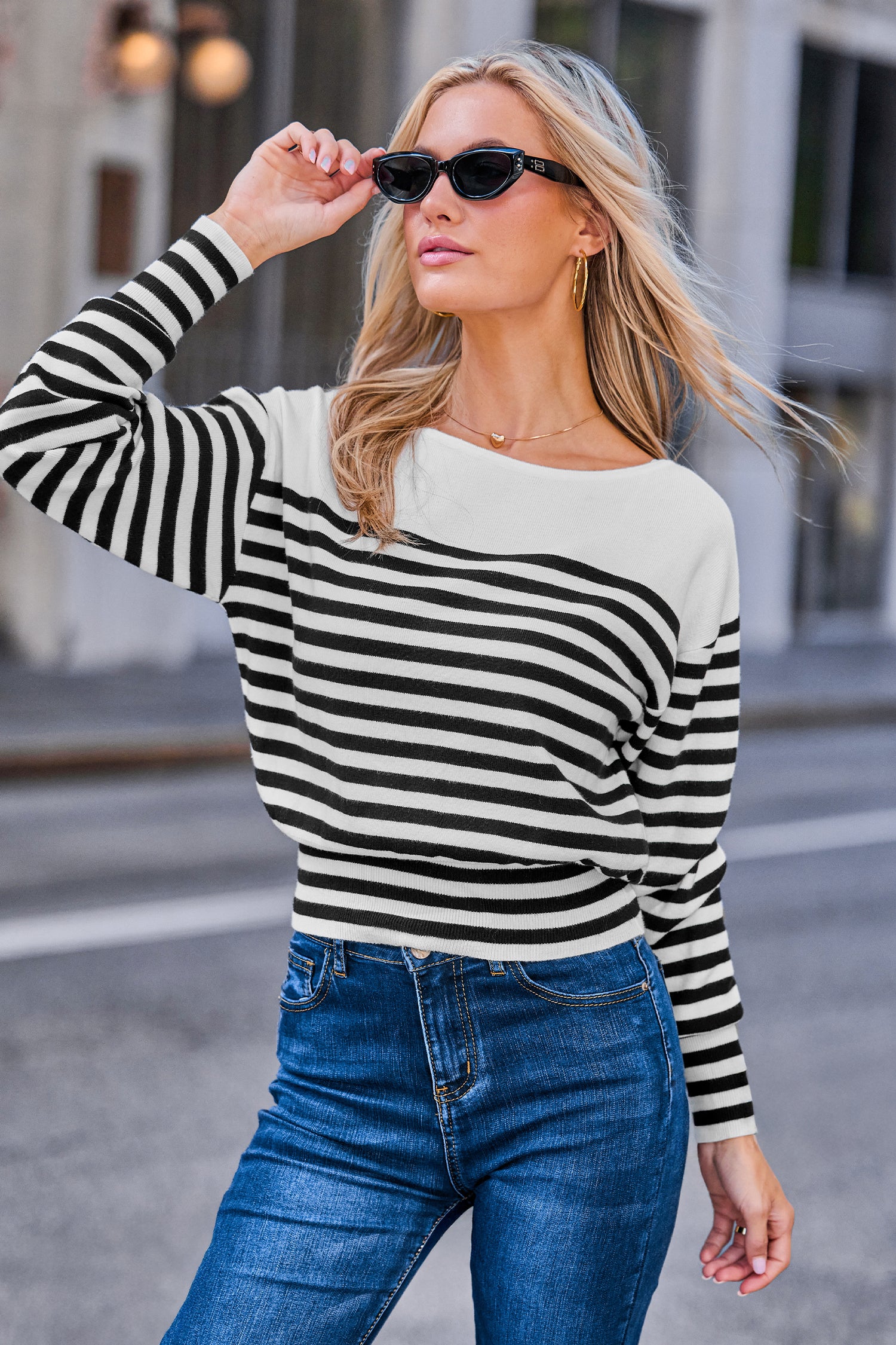 Comfy & Cute Striped Sweater