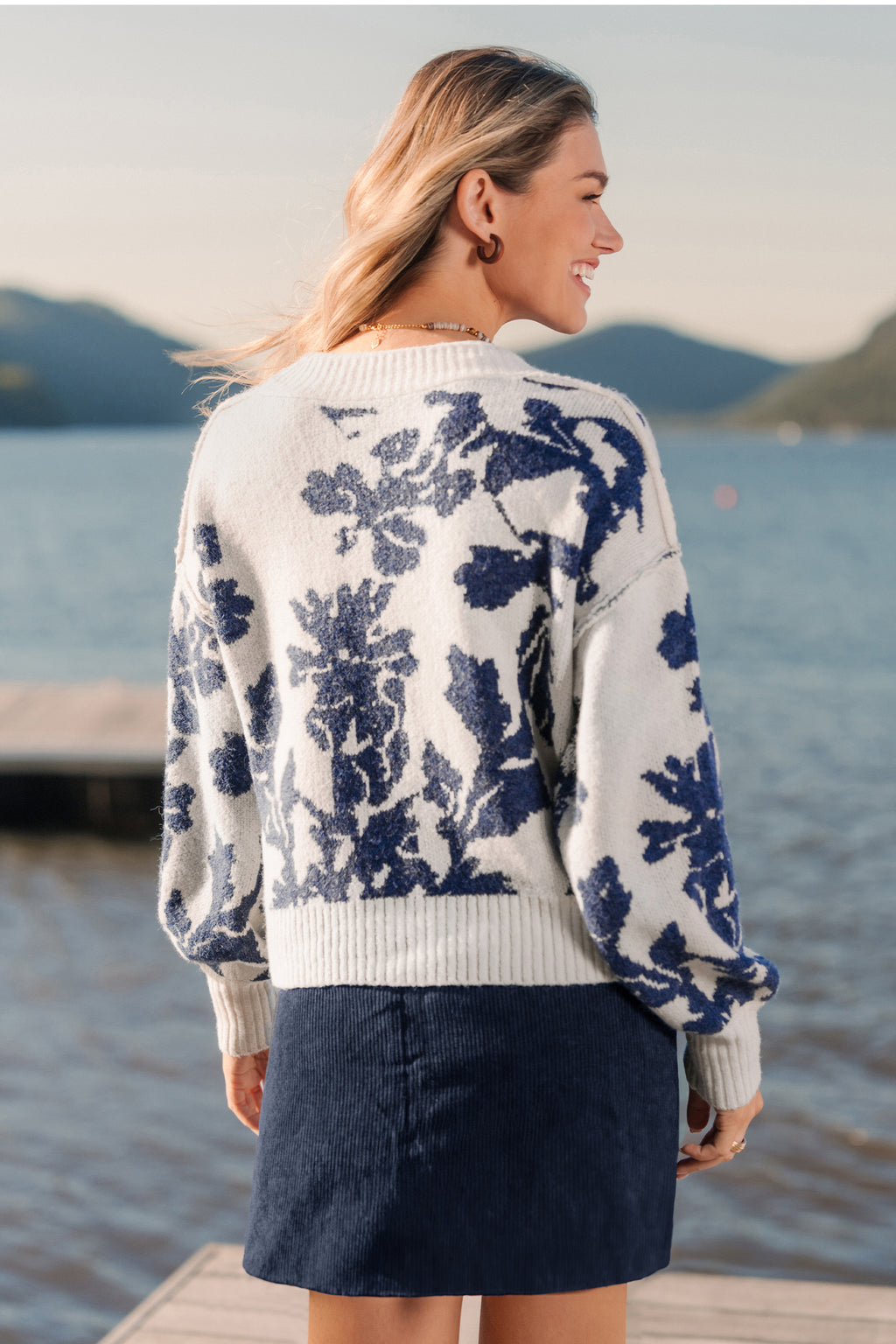 Tea & Petals Floral Cardigan