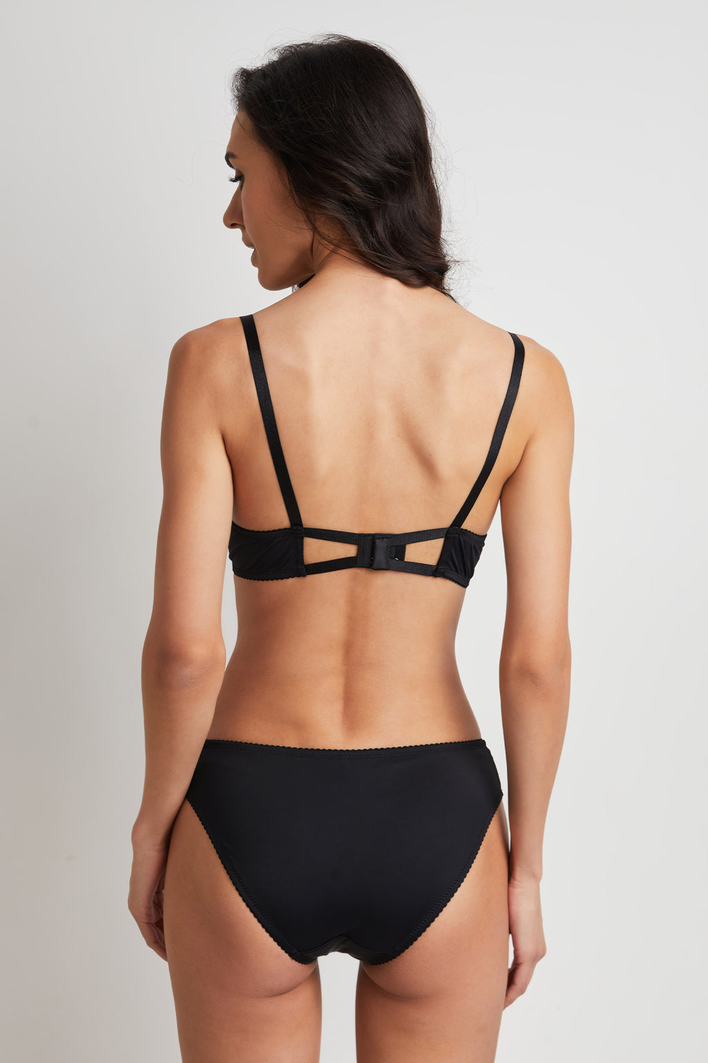 Black Underwire Bra & Underwear Set